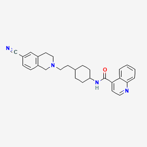 Chemical structure of SB-277011