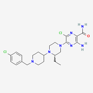 Chemical structure of SCH 546738