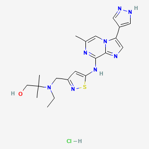 Chemical structure of SCH-1473759 hydrochloride