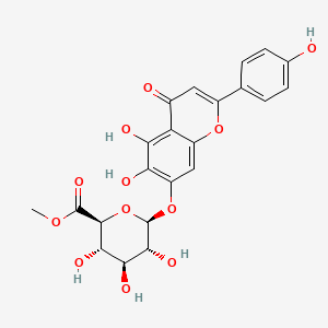 Chemical structure of Scutellarin methylester
