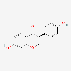 Chemical structure of S-Dihydrodaidzein