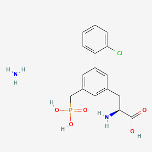 Chemical structure of SDZ 220-581 Ammonium salt