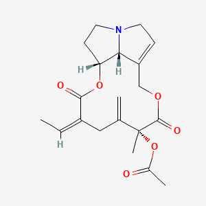 Chemical structure of Seneciphyllinine