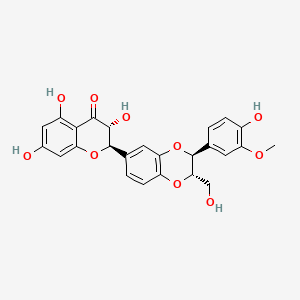Chemical structure of Silybin B