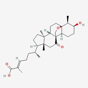 Chemical structure of Siraitic Acid A