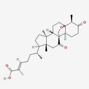 Chemical structure of Siraitic Acid B