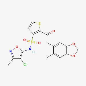 Chemical structure of Sitaxentan