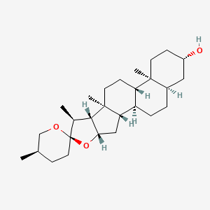 Chemical structure of Smilagenin