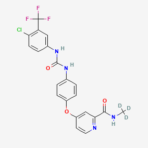 Chemical structure of Donafenib