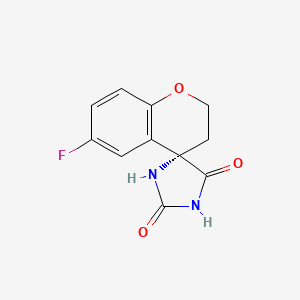 Chemical structure of Sorbinil