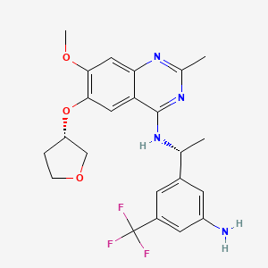 Chemical structure of SOS1-IN-2