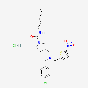 Chemical structure of SR9011 hydrochloride