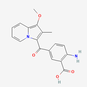 Chemical structure of SSR128129E free acid