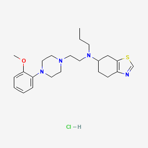 Chemical structure of ST-836 hydrochloride