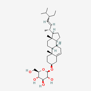 Chemical structure of Stigmasterol glucoside