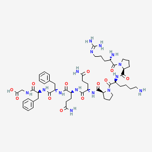 Chemical structure of Substance P 1-9
