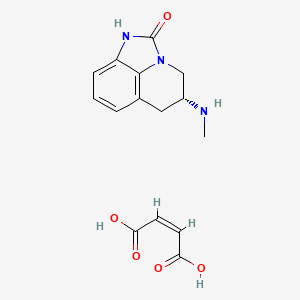 Chemical structure of Sumanirole maleate