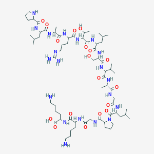 Chemical structure of Syntide 2 (TFA)