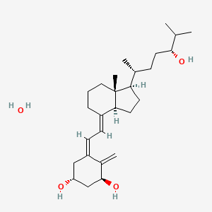 Chemical structure of Tacalcitol Hydrate
