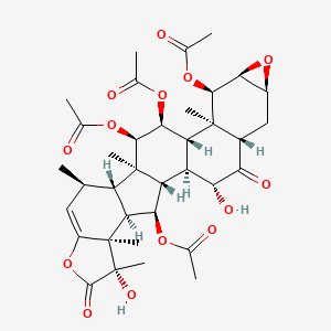 Chemical structure of Taccalonolide A
