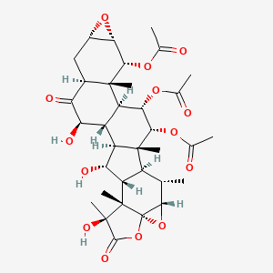 Chemical structure of Taccalonolide AJ