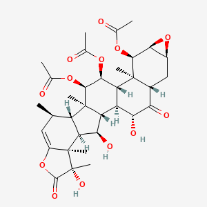 Chemical structure of Taccalonolide B