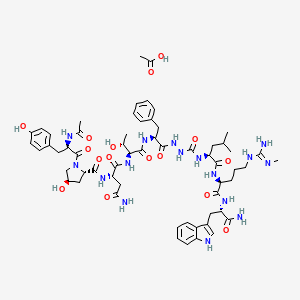 Chemical structure of TAK-448 acetate