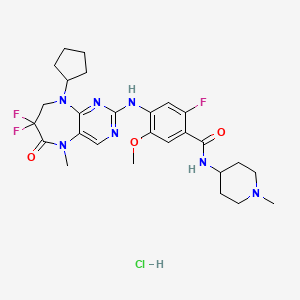 Chemical structure of TAK-960 hydrochloride