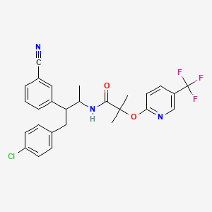 Chemical structure of Taranabant racemate