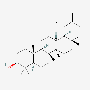 Chemical structure of Taraxasterol