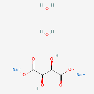 Chemical structure of Tartaric acid disodium dihydrate