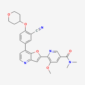 Chemical structure of TBK1/IKKε-IN-1