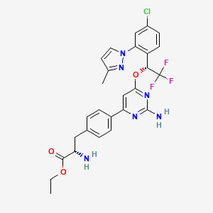 Chemical structure of Telotristat Ethyl