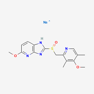 Chemical structure of Tenatoprazole sodium