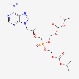 Chemical structure of Tenofovir Disoproxil