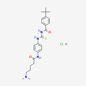 Chemical structure of Tenovin-6 Hydrochloride