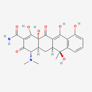 Chemical structure of Tetracycline