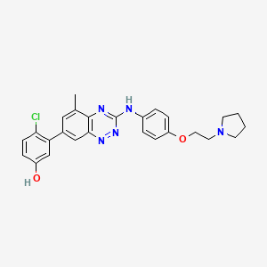 Chemical structure of TG 100572