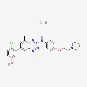 Chemical structure of TG 100572 Hydrochloride