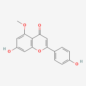 Chemical structure of Thevetiaflavone