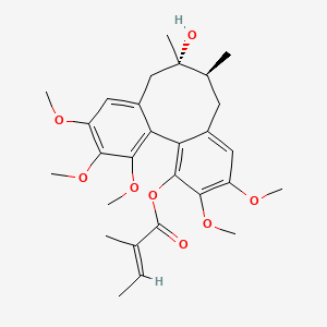 Chemical structure of Tigloylgomisin H