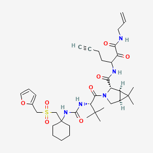 Chemical structure of TMC647055 Choline salt