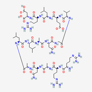 Chemical structure of TNF-α (31-45), human