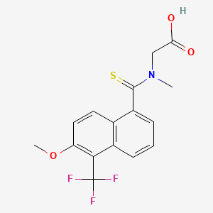 Chemical structure of Tolrestat