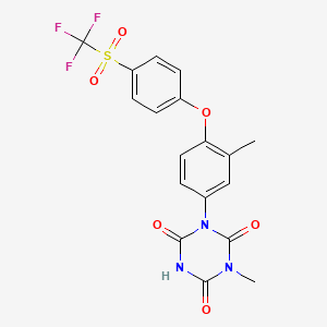 Chemical structure of Ponazuril