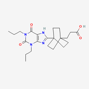 Chemical structure of Tonapofylline
