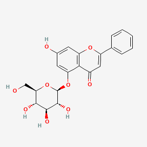 Chemical structure of Toringin