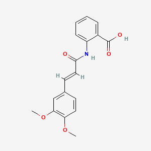 Chemical structure of Tranilast