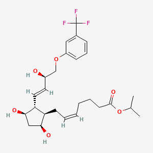 Chemical structure of Travoprost