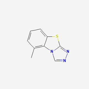 Chemical structure of Tricyclazole